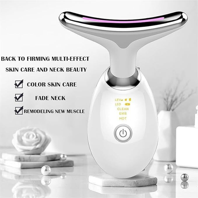 GLOW Beauty Red Light Therapy Facial Massager