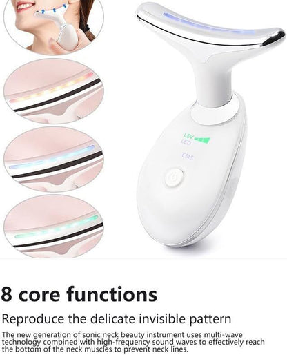 GLOW Beauty Red Light Therapy Facial Massager